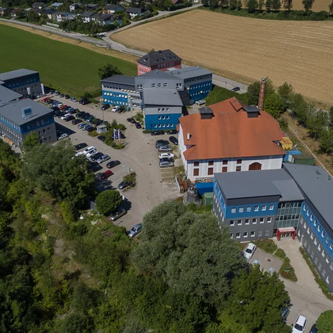 Foto des TIZ St. Florian aus der Vogelperspektive